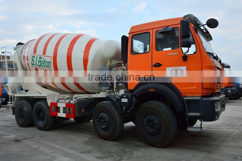 12~16cbm NORTHBEN concrete mixing carrier with high quality and good price