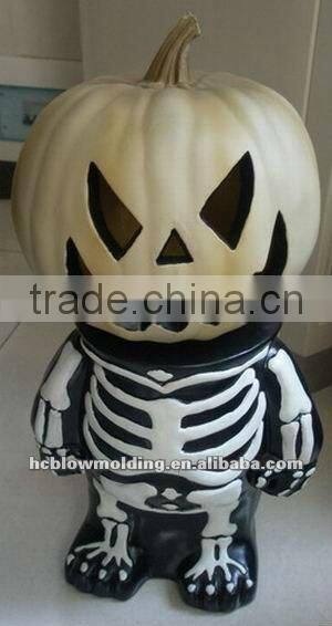 OEM Blow Molding Plastic Blow Mold Halloween Pumpkin Plastic Decoration
