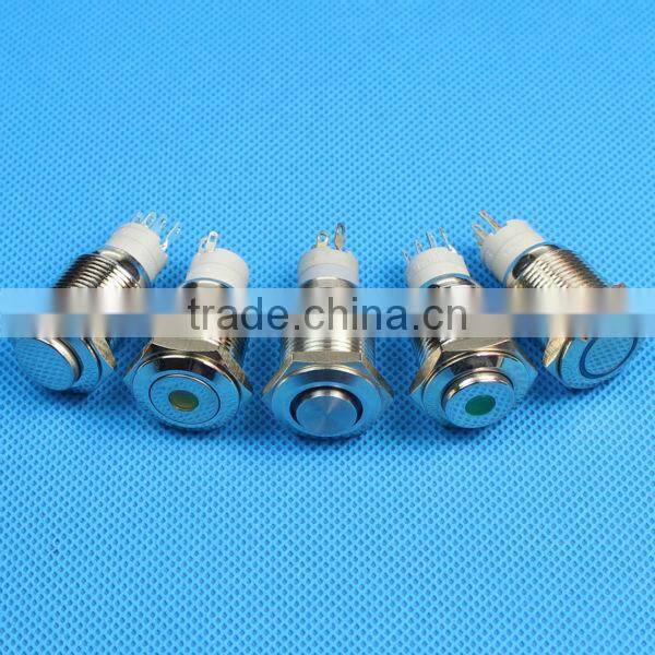 Daier 16mm illuminated push button switches push button