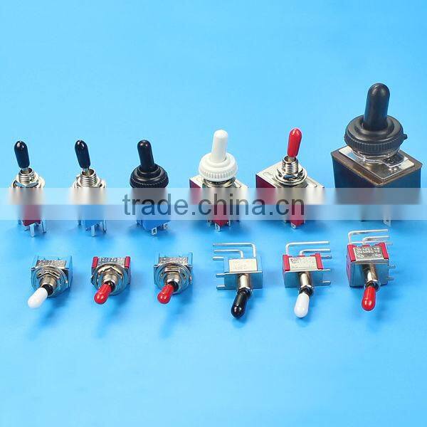 MTS-102-F1 ON-ON with metal flat handle 6 PIN toggle switch