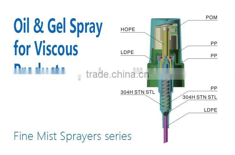 Custom color 24/410 fine mist sprayer pump