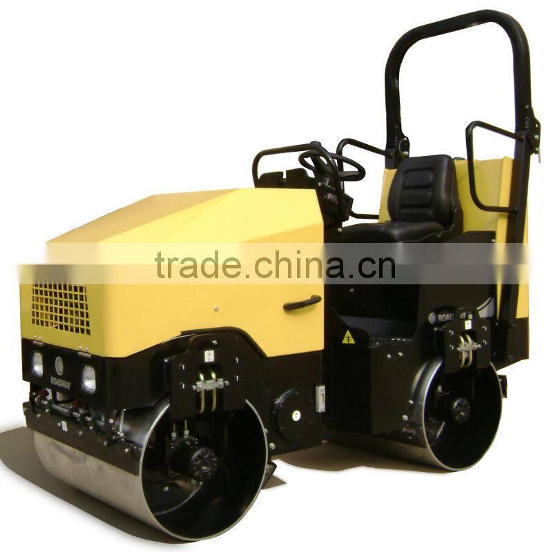YL51C China CE Certificate new types Ride-On Hydraulic Double Drums Road Roller with Honda engine