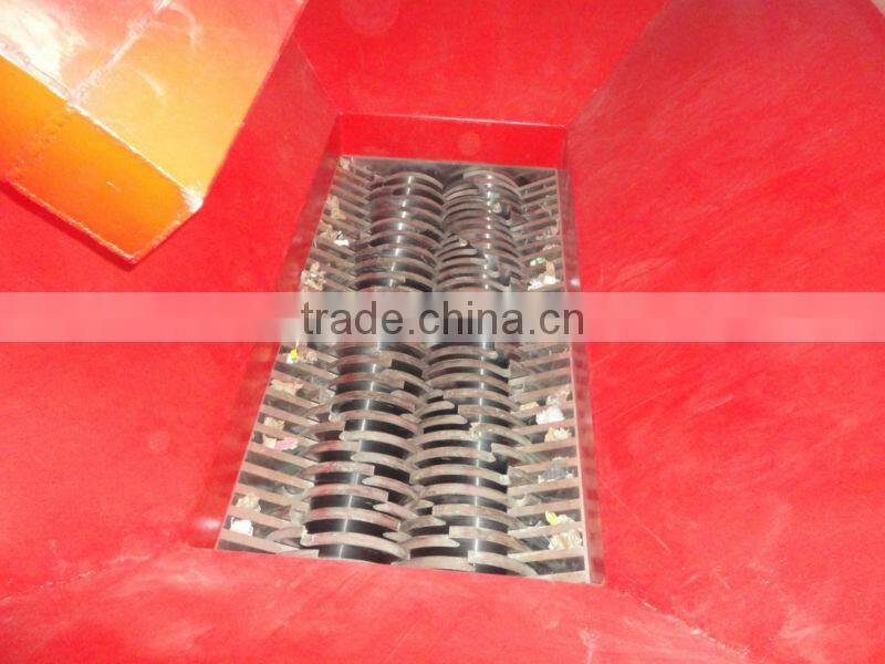 carton shredder/carton double shaft shredding machine/waste carton paper recycling machine