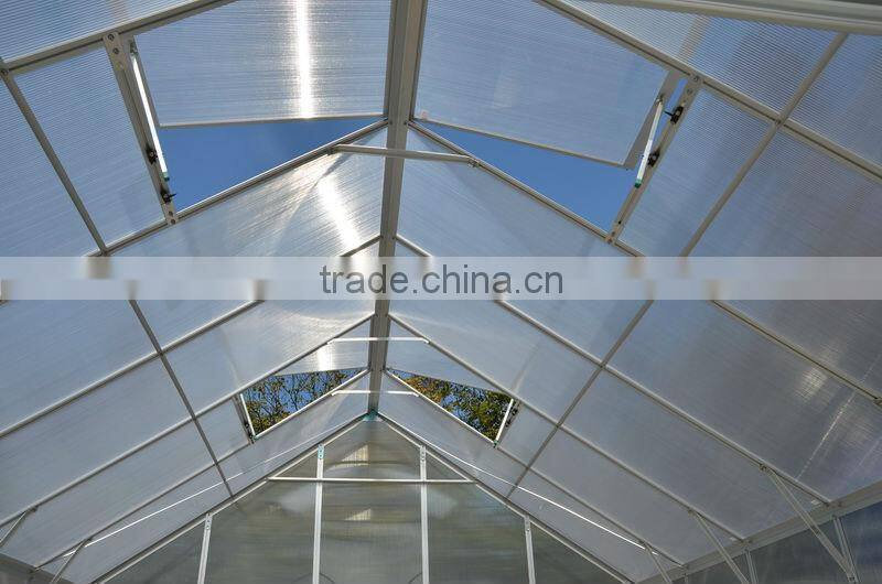 vegatable greenhouse kits with 4mm polycarbonate sheet HX65214