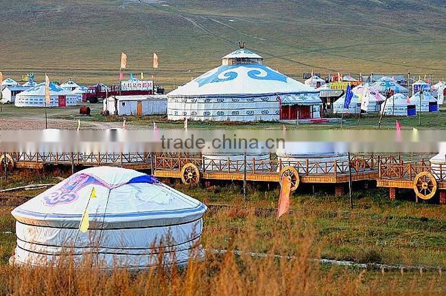Plastic steel mongolian ger yurt with good quality