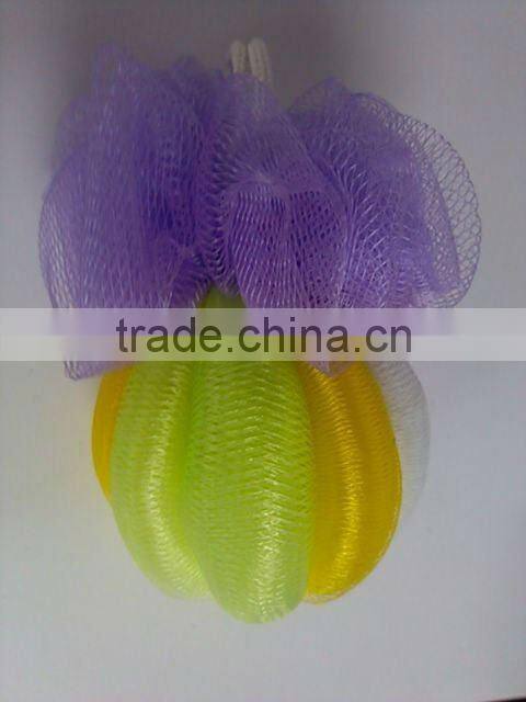 2015 hot sell sponge mesh bath sponge