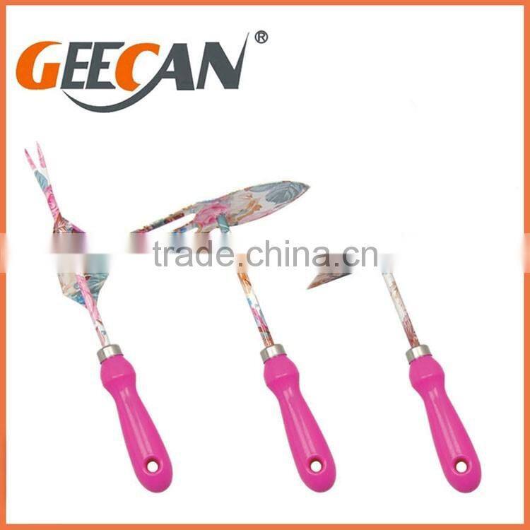 Garden Hand Tool set with Flower printing and Garden floral shovels Lady and kids Garden Tools