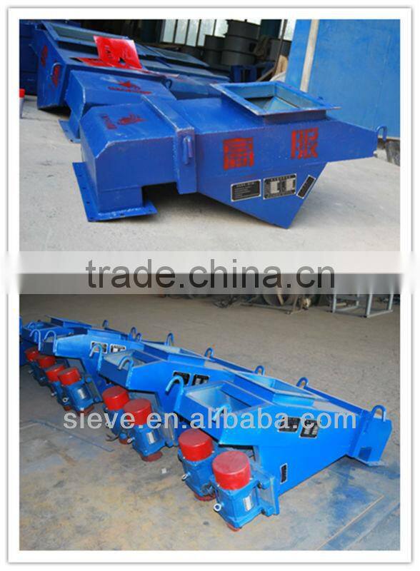 Motor vibrator feeder for matching other machine