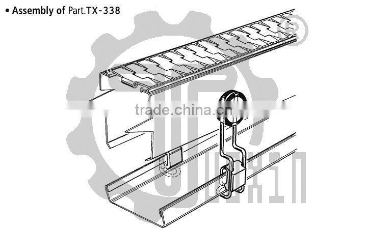 Drip Pan Mounting Washer Component for Conveyor Bracket