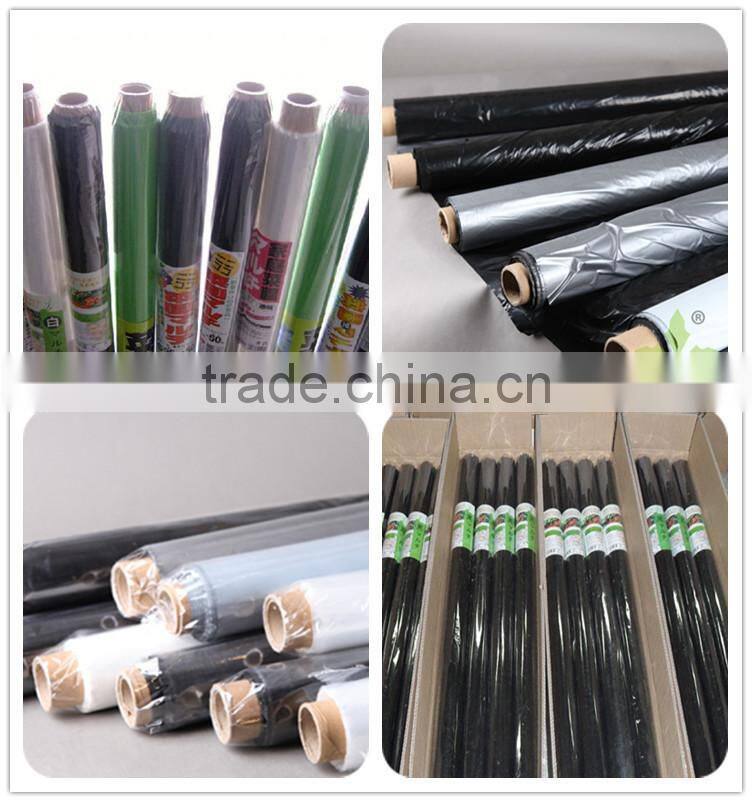 High quality LDPE white and black plastic mulch film for agriculture