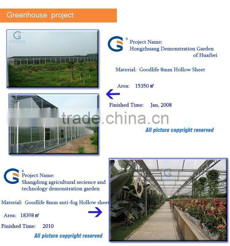 Best quality pc transparent roofing sheet for construction of building