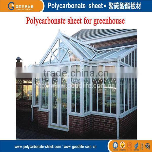 polycarbonate sheet for Sun room mini greenhouse