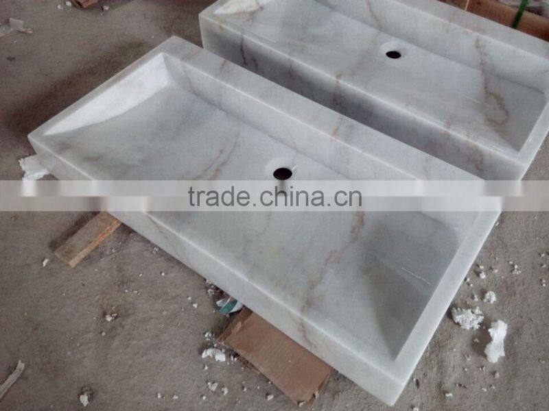 Cheap fashinable white granite kitchen/bathroom sink for hot sale