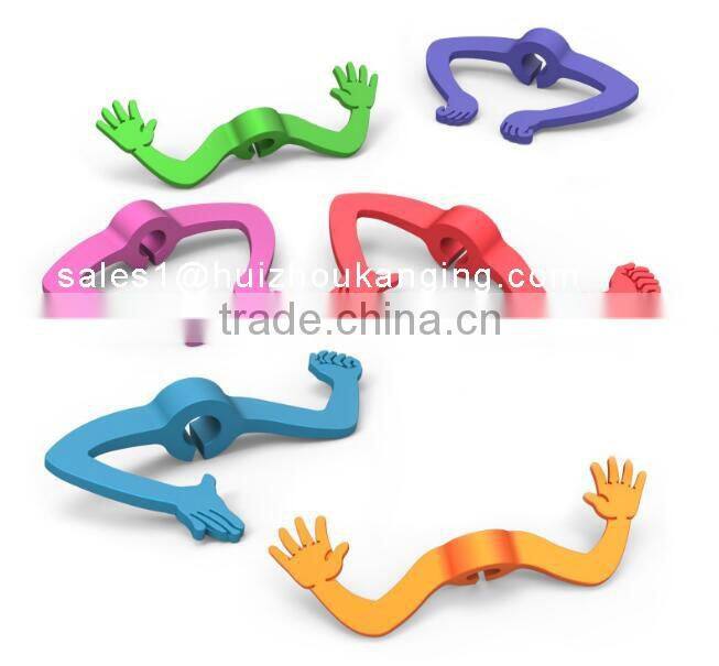 Silicone Charades Gesturing Drink Markers,Popular Silicone Wine Glass Markers