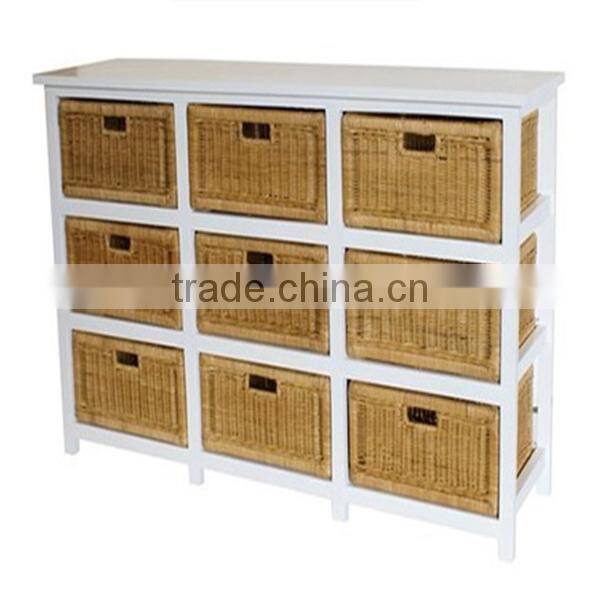 Exquisite wicker/willow basketkitchen cabinet basket wholesale