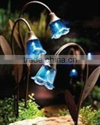 Flower style solar decorative lights for garden