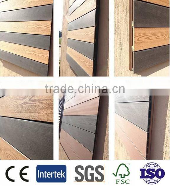 wpc wall panel like wood panels, wood plastic composite fence from Zhejiang