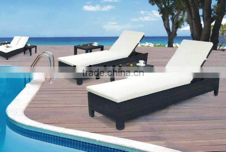 Large Bunk Rattan Garden Bed