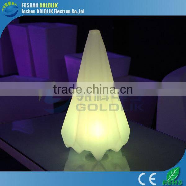 RGB Plastic Rechargeable LED Light With Remote Control