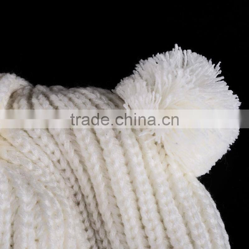 Warm Children Knitting Woolen Hat Comforatble Winter Kids Boy Girl Cap