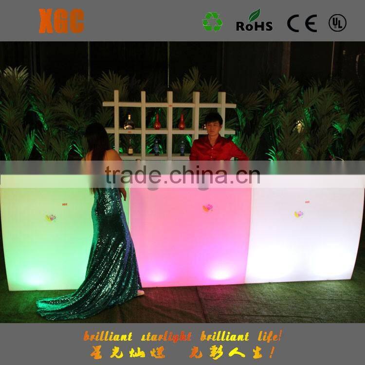 white color 2016 new illumintated wine shelf