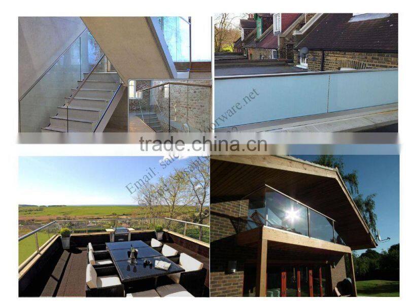 Stainless Steel U Channel for Glass Railing System