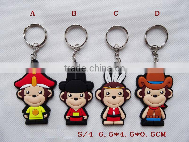 2016 russia monkey keychain for new year souvenir