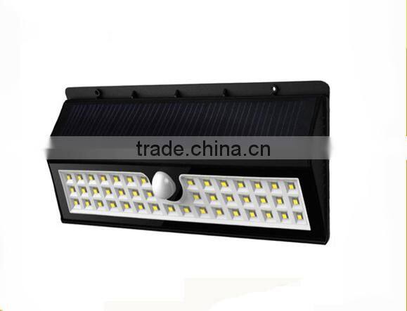 44LED Solar Panel Powered Infrared Motion Sensor Lamp Outdoor Light Garden Security Light