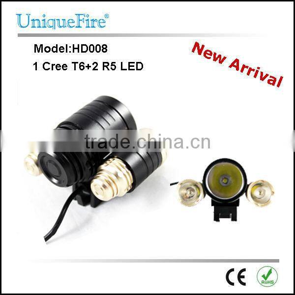 UniqueFire Cree 3 Led Waterproof Remote Control bike light
