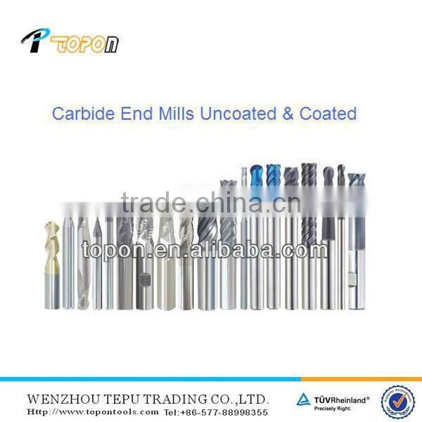 CNC quality carbide end mill cutting tool