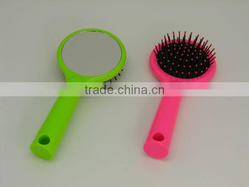Plastic hair brush, Professional hair brush, Fashion hair brush, hair brush in hair brush, colorful detangling hair brush,