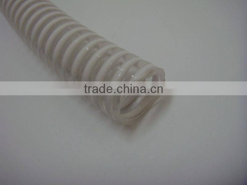flexible conveying water pvc plastic spiral pipe