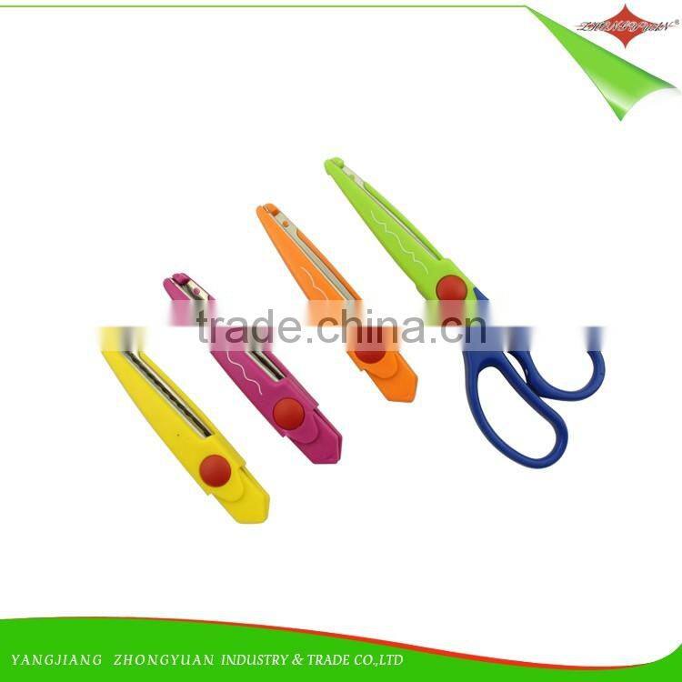 ZY-J6001 Craft scissors shape cutting