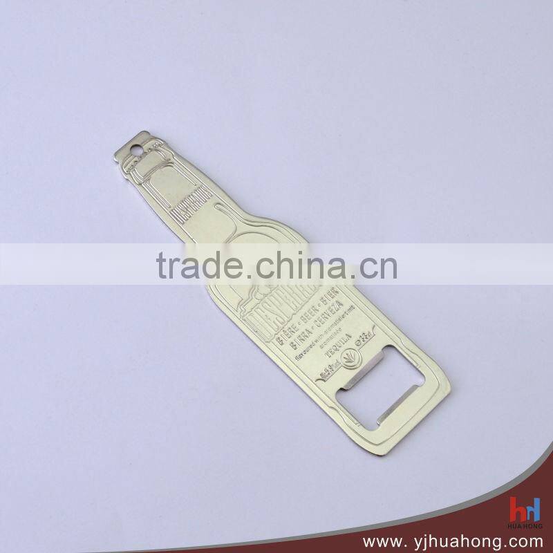 Metal beer bottle opener with hanger HBO-32