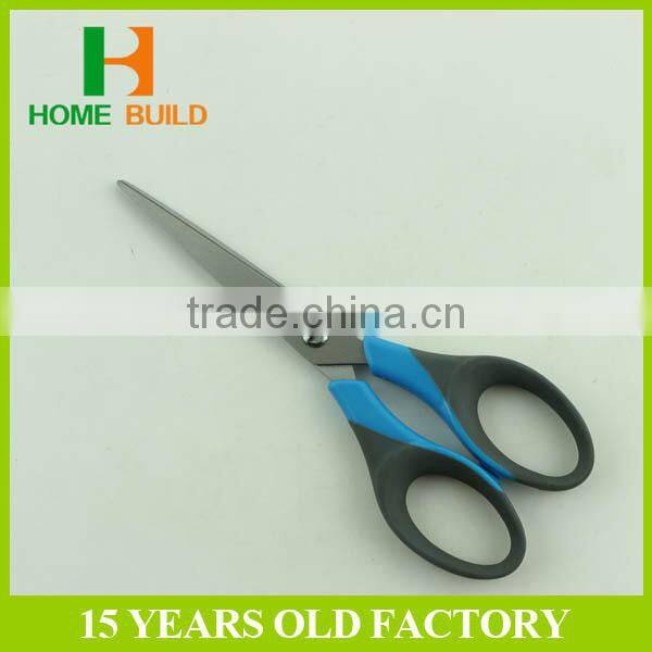 Factory price HB-S6107 Soft handle safety student scissors