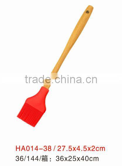 Silicone Dough scraper dough spatula wood handle