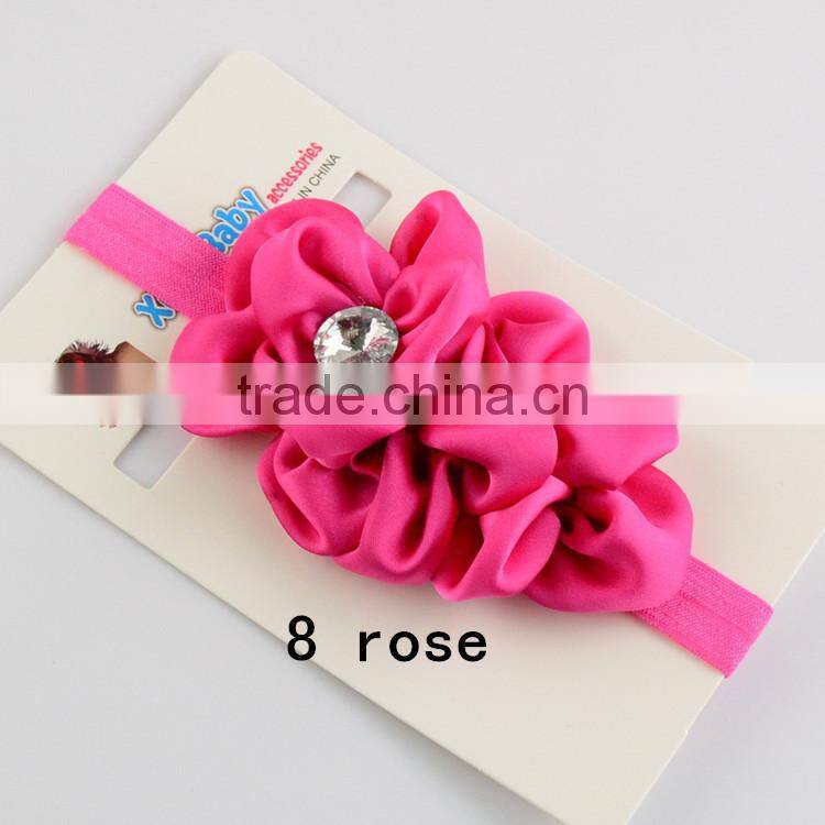 Hot Sale Kids Girl Baby Turban Headband Kids Hairband Hair Accessories Wide Lace Baby Elastic Headband Wholesale