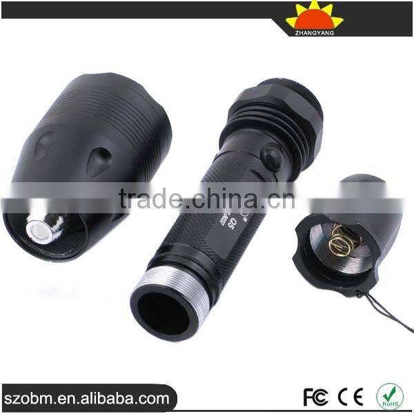 Multi Function Compass Flashlight Rechargeable Led Flashlight Torch