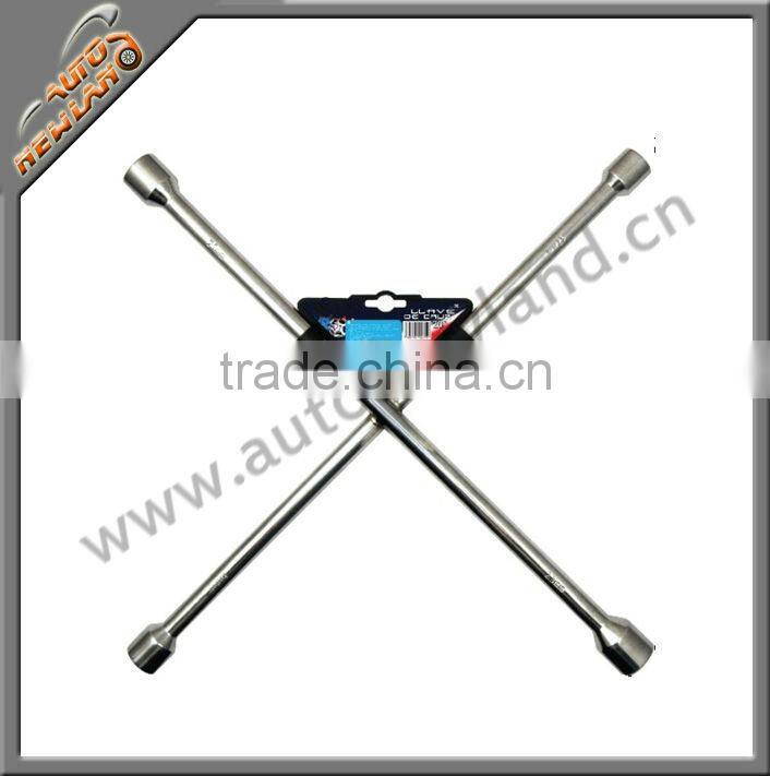 Cross, twisted and special tire wrench