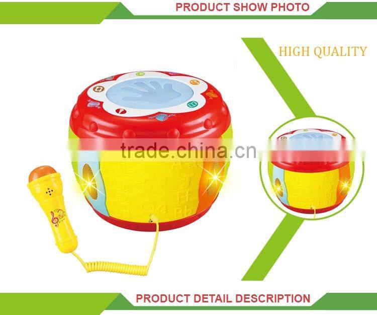 Baby early educational baby play electric toy musical drum set