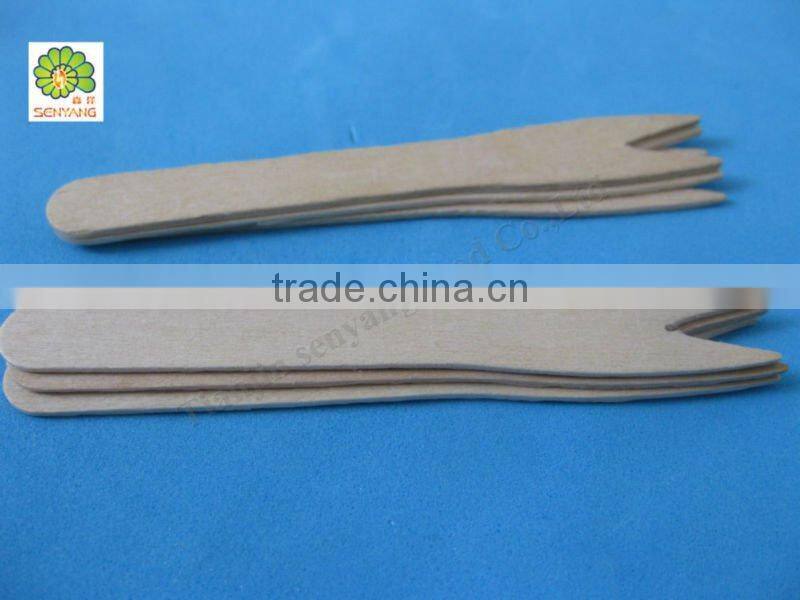 cutlery paper wrapped Baby wooden spoon and fork set