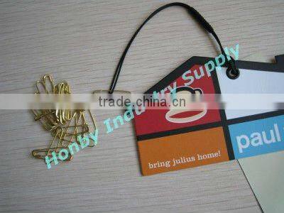 Popular gold U shape french coilless safety pin for garment tags