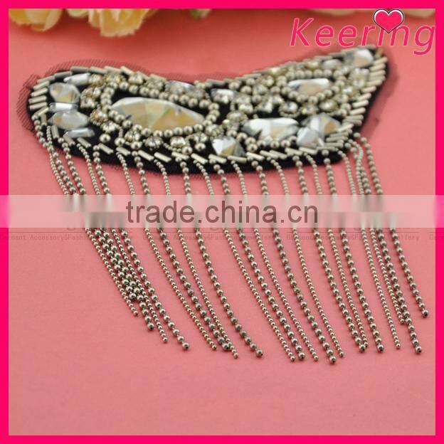 2014fashion embroidery patch cord slim patch WPH-1782
