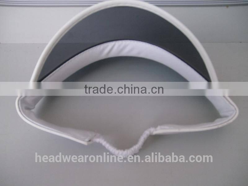 Custom High Quality Cheap Colorful PVC Sun Visor Dongguan Factory