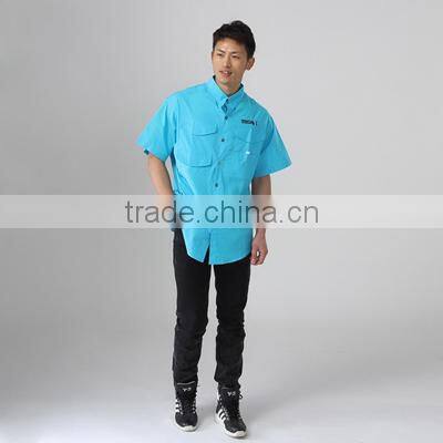 ZX quick dry fishing shirts/fishing shirts custom-made/polyester long sleeve quick dry fishing shirts