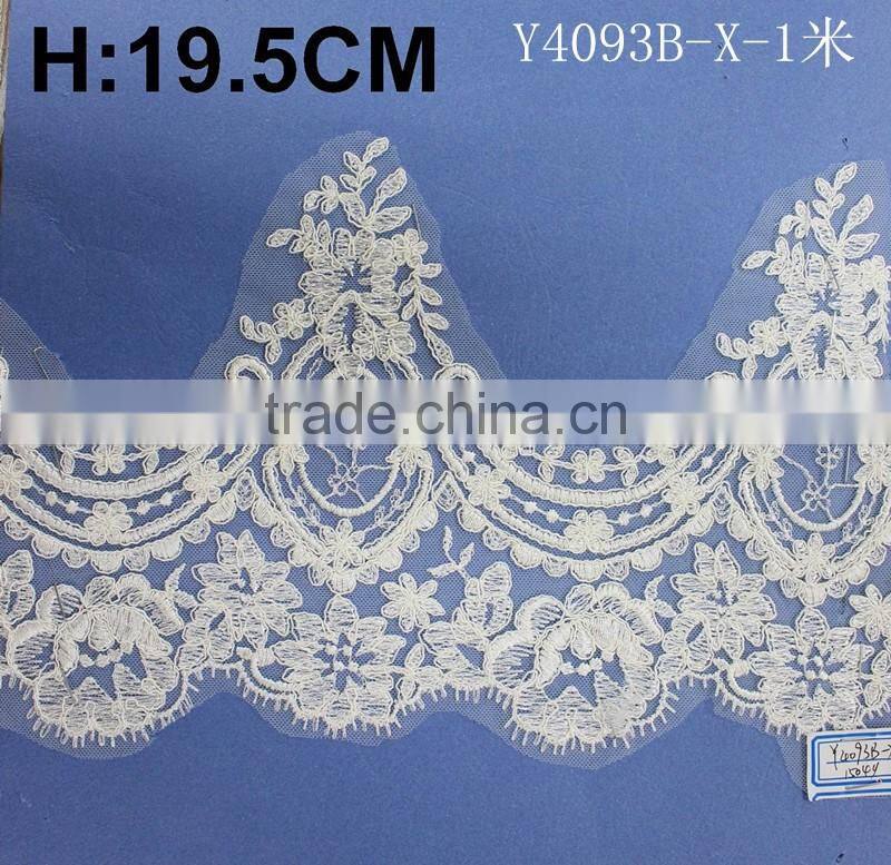 hot sale & high quality neck lace trimming for dress