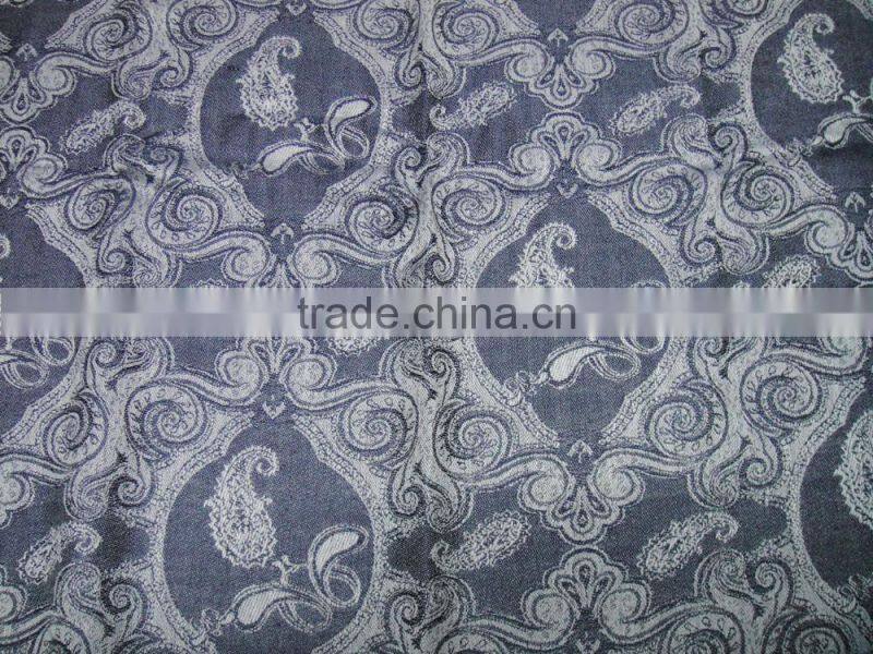 New hot popular ladies jacquard paisley floral viscose scarf for dubai
