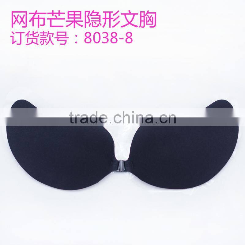 front closure open cheap invisible sexy clear silicone bra