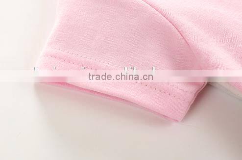 baby girls adorable pink cow printing wholesale good quality baby summer rompers