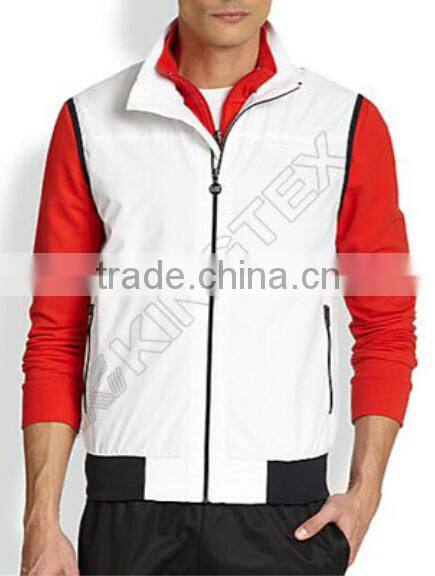 Pop fashion Zip jacket set,double layer collar neck jacket and track pants,high quality jacket from factory cheep price